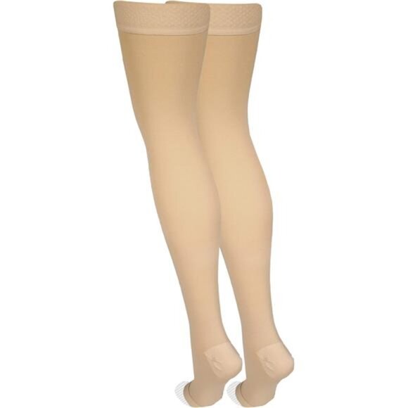 Care Medical Compression Stockings, 20-30 mmHg Support, Women & Men Thigh Length - Picture 5 of 7